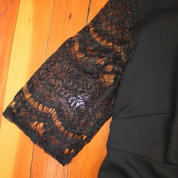 NWT Liz Lange Lace Maternity Sleeve Dress - Picture 5 of 8